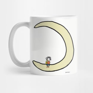 Moon and alto sax Mug